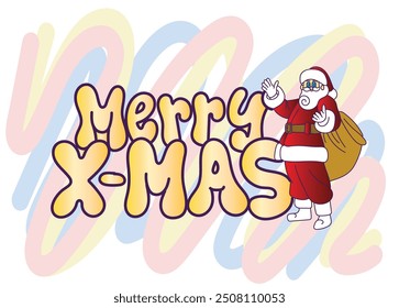 pop art christmas background design