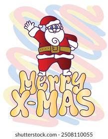 pop art christmas background design
