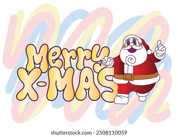 pop art christmas background design