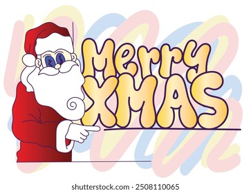 pop art christmas background design
