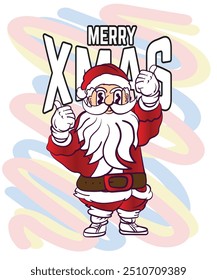 pop art christmas background design