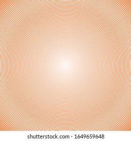 Pop art colorful comics book magazine cover. Polka dots orange background. Cartoon funny retro pattern strip mock up. Vector halftone illustration. 90-s style. Template design for poster, card, flyer.
