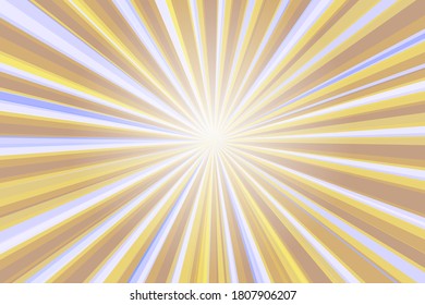 Pop art colorful comics book magazine cover. Striped rainbow background. Cartoon funny retro pattern strip mock up. Vector halftone illustration. 90-s style. Sunburst shape.