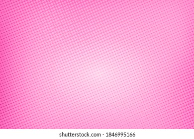 Pop art colorful comics book magazine cover. Polka dots pink background. Cartoon funny retro pattern. Vector halftone illustration. Template design for poster, card, flyer.