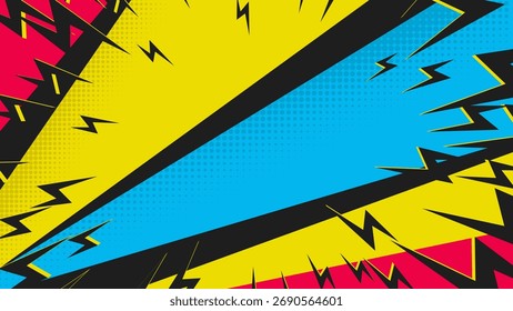 Pop art comic background. Abstract vector illustration