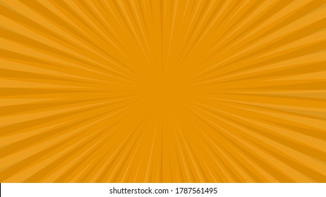 Pop art comic background. Cartoon Vector Illustration on orange