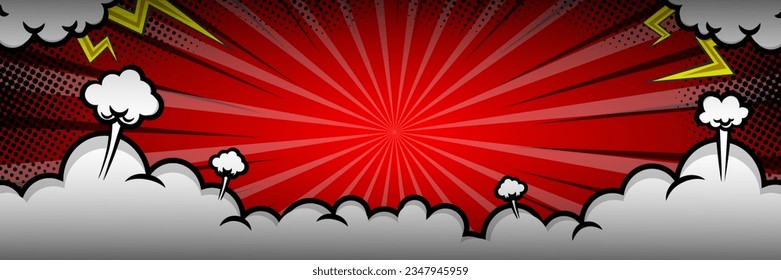 Pop art comic background. Cartoon Vector Illustration eps 10.