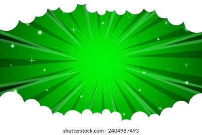 Pop-Art-Comic-Hintergrund. Cartoon-Vektorgrafik