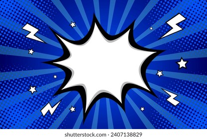 Pop art comic background. Cartoon Vector Illustration