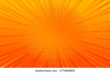 Pop art comic background dots. Cartoon Vector Illustration 
