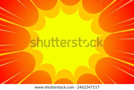 Pop art comic background with halftone colors. vector illustration