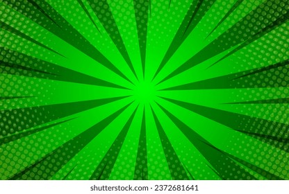 Pop art comic background lightning blast halftone dots. Vector Illustrations