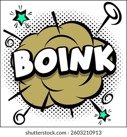 Pop art comic book explosion with bold colors and dynamic burst