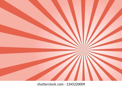 Pop art, comic book on red background vector illustration