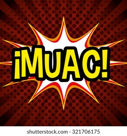 Pop art and comic bubbles colorful design, vector illustration.