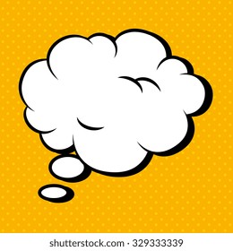 Pop art comic bubbles design, vector illustration