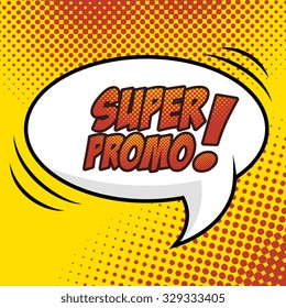 Pop art comic bubbles design, vector illustration