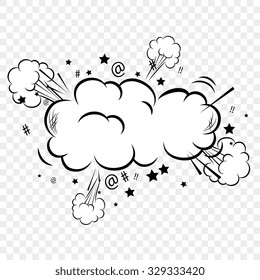 Pop art comic bubbles design, vector illustration