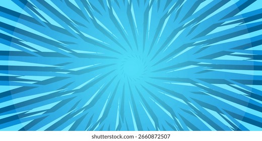 Dibujos animados cómicos de arte Pop en fondo azul