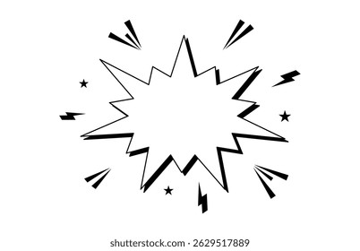 Pop Art Comic Cartoon on white Background. Vector illustration.