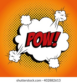 pop art comic design 