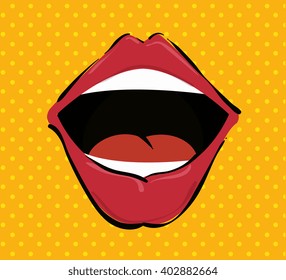 pop art comic design 