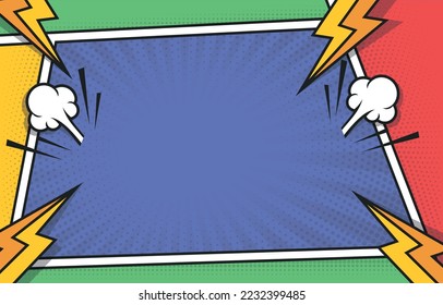 Pop Art Comic, Halftone Hintergrund