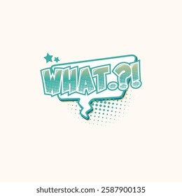 Pop Art Comic Speech Bubble Illustration for design needs, Landing Pages, Animation, Apps, Presentations, Content Creator and other Promotions