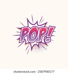 Pop Art Comic Speech Bubble Illustration for design needs, Landing Pages, Animation, Apps, Presentations, Content Creator and other Promotions