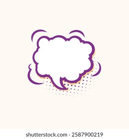 Pop Art Comic Speech Bubble Illustration for design needs, Landing Pages, Animation, Apps, Presentations, Content Creator and other Promotions