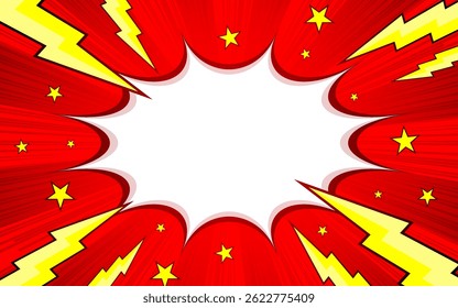 Pop Art Comic Style Background with speech bubbles