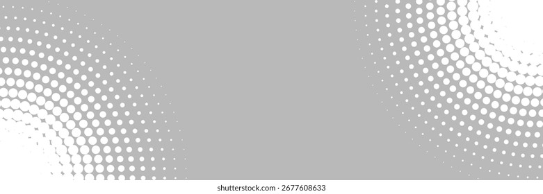 Pop de arte de estilo cómico de círculo punteado patrón de semitono. Abstractas círculos punteados, semitonos redondos puntos geométricos, textura de arte pop. Ilustración efecto semitono forma redonda.	
