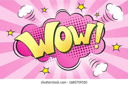 Estilo de cómic pop con fondo de tono rosa de voz y punto usado como componente del trabajo usando como fondo y papel tapiz