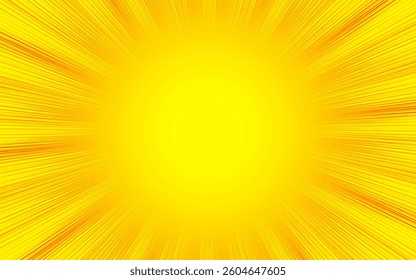 Pop art comic sun rays effect background with halftone. Cartoon abstract vector background. Suitable for templates, sale banners, events, ads, web and pages