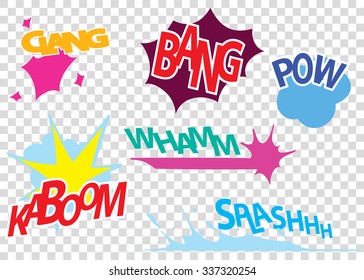 Pop art comic vector burst. Burst vector.