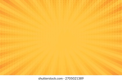 Pop art comic zooming lines expression background