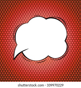 Pop Art comics icon Bubble Vector illustration