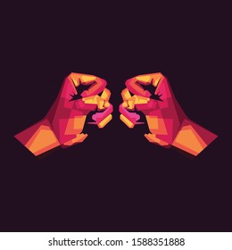 Pop art concept, logo or emblem template.