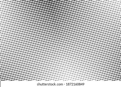 Pop art creative concept black and white comics book magazine cover. Polka dots monochrome background. Cartoon halftone retro pattern. Abstract template design for poster, card, sale banner. 