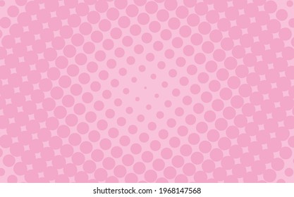 Pop art creative concept colorful comics book magazine cover. Polka dots colorful background. Cartoon halftone retro pattern. Abstract template design for poster, card, sale banner, empty bubble.