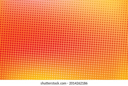 Pop art creative concept colorful comics book magazine cover. Polka dots colorful background. Cartoon halftone retro pattern. Abstract template design for poster, card, sale banner, empty bubble.