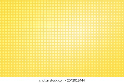 Pop art creative concept colorful comics book magazine cover. Polka dots yellow background. Cartoon halftone retro pattern. Abstract template design for poster, card, sale banner, empty bubble.