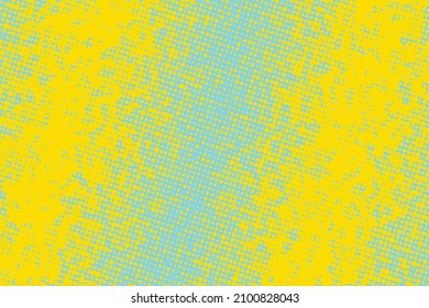 Pop art creative concept colorful comics book magazine cover. Polka dots colorful background. Cartoon halftone retro pattern. Abstract template design for poster, card, sale banner, empty bubble.