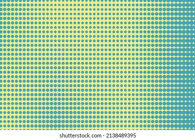 Pop art creative concept colorful comics book magazine cover. Polka dots colorful background. Cartoon halftone retro pattern. Abstract template design for poster, card, sale banner, empty bubble.