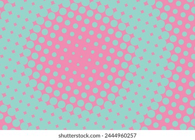 Pop art creative concept colorful comics book magazine cover. Polka dots colorful background. Cartoon halftone retro pattern. Abstract template design for poster, card, sale banner, empty bubble.