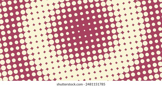 Pop art creative concept colorful comics book magazine cover. Polka dots colorful background. Cartoon halftone retro pattern. Abstract template design for poster, card, sale banner, empty bubble.