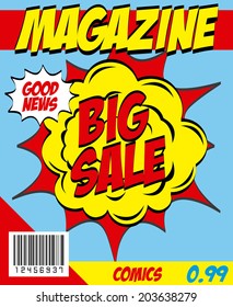 Pop art design over background, vector illustration