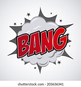 Pop art design over gray background, vector illustration