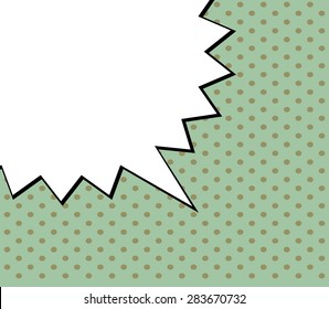 Pop art design over pointed background, vector illustration