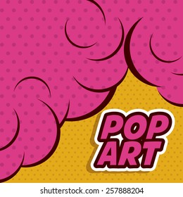 Pop art design, vector illustration